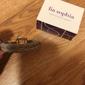 Twist bracelet with Gold accent hook by Lia Sophia